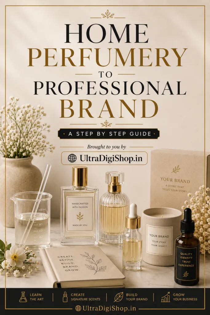 home perfumery to professional brand ebook by ultradigishop.in
